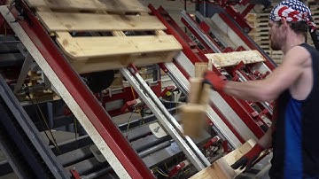 CMAX Pallet Nailer And Stacker