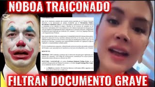 Traicionan A Noboa Y Filtran Doento Grave