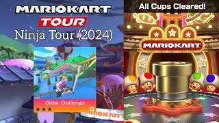 Mario Kart Tour 🥷🎍 "Ninja Tour (2024)" 🎍🥷 - Glider Challenge, and All Clear Pipe Pull screenshot 3