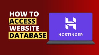 WordPress Database Access in Hostinger
