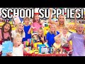 School Supplies for 10 kids! | Back To School 2022! | School Shopping Haul!