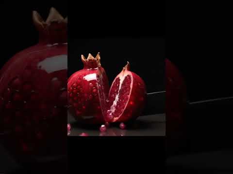 Which Sound Is Better Pomegranate Vs Donut Asmr Notalkingasmr Relaxing Glasscutting 