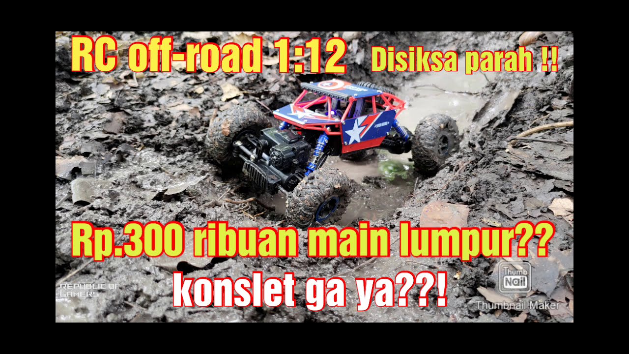 RC adventure murah main lumpur berair