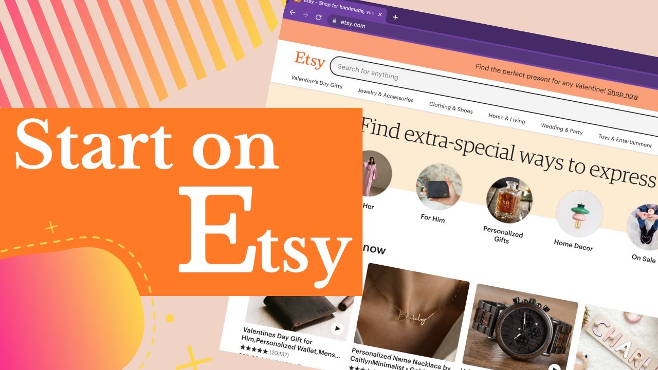 How To Start An Etsy Shop For Beginners | Easy Tutorial | Sell On Etsy ...