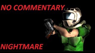 Classic DOOM 3 Mod NIGHTMARE Walkthrough - Hanger (E1M1)
