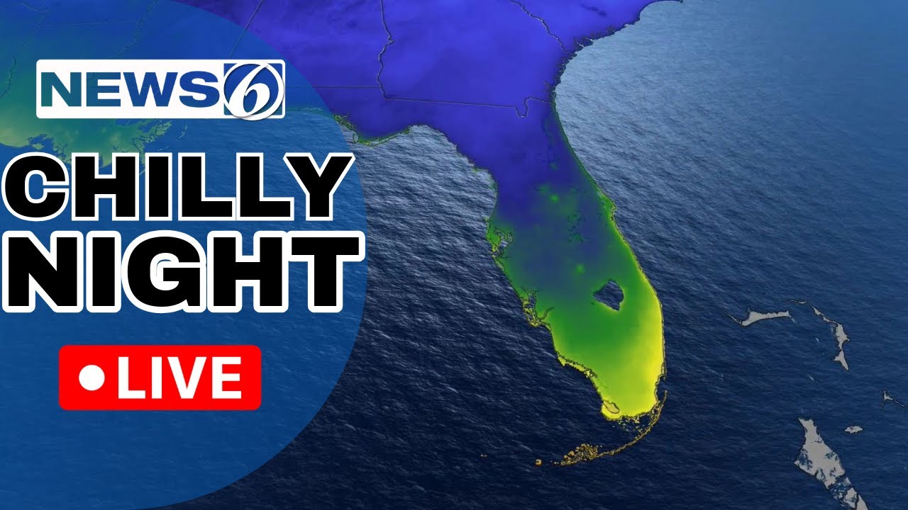🔴NEWS 6 WEATHER LIVE AT 9:30 | A COLD Night Is Coming For Florida - YouTube
