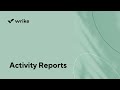 Activity Reports
