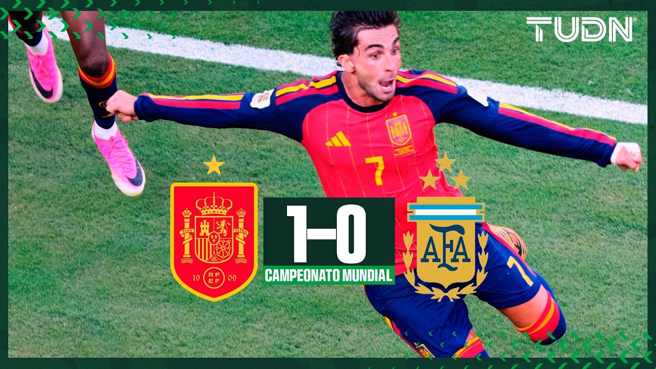 ¡España derrotó a Argentina y es el campeón del Campeonato Mundial! | TUDN