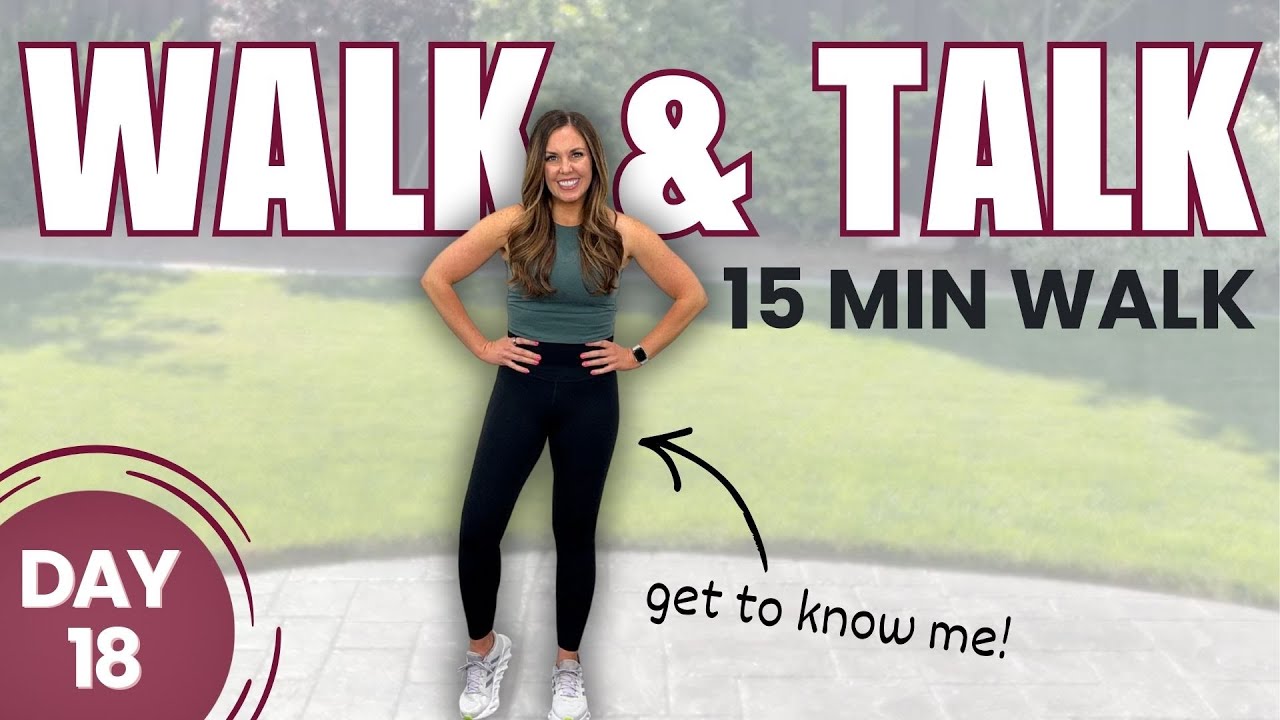 15-минутная прогулка и беседа | Легкая ходьба + вопросы и ответы (День 18)