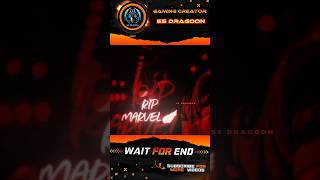 RIP MARVEL ~ 🥹❤️🩹 #sad #shorts #viral #ytshorts #freefirehighlights #freefire #foryou #ff
