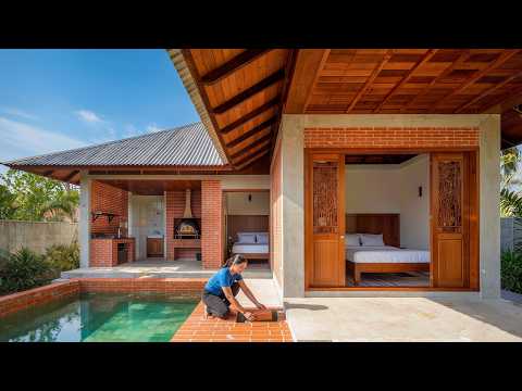 No one believes that a talented girl built her dream villa in just 239 days.| by @Lý Hiệu Hiệu
