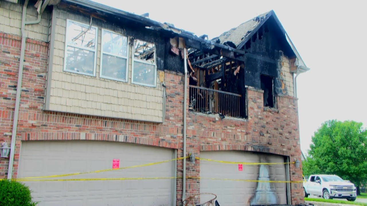 Several apartments destroyed in southern Vigo County fire - YouTube