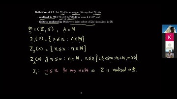 1st Order Logic and Model Theory - Lecture 4