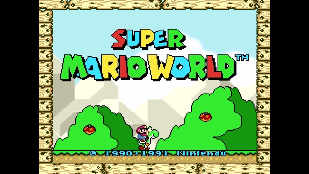 Super Mario World — intro title theme [SNES] HD 1080p @ 60fps