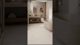 Contempo Limestone Fossil Grip 1200x600 Porcelain Tiles | Premium Safety Grip #interiordesign