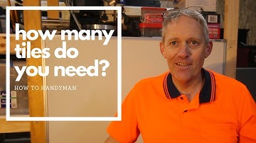 How to measure how many tiles you need for tiling a bathroom or splashback