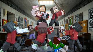 SOBREVIVA AO APOCALIPSE ZUMBI na ESCOLA no MINECRAFT! O F...