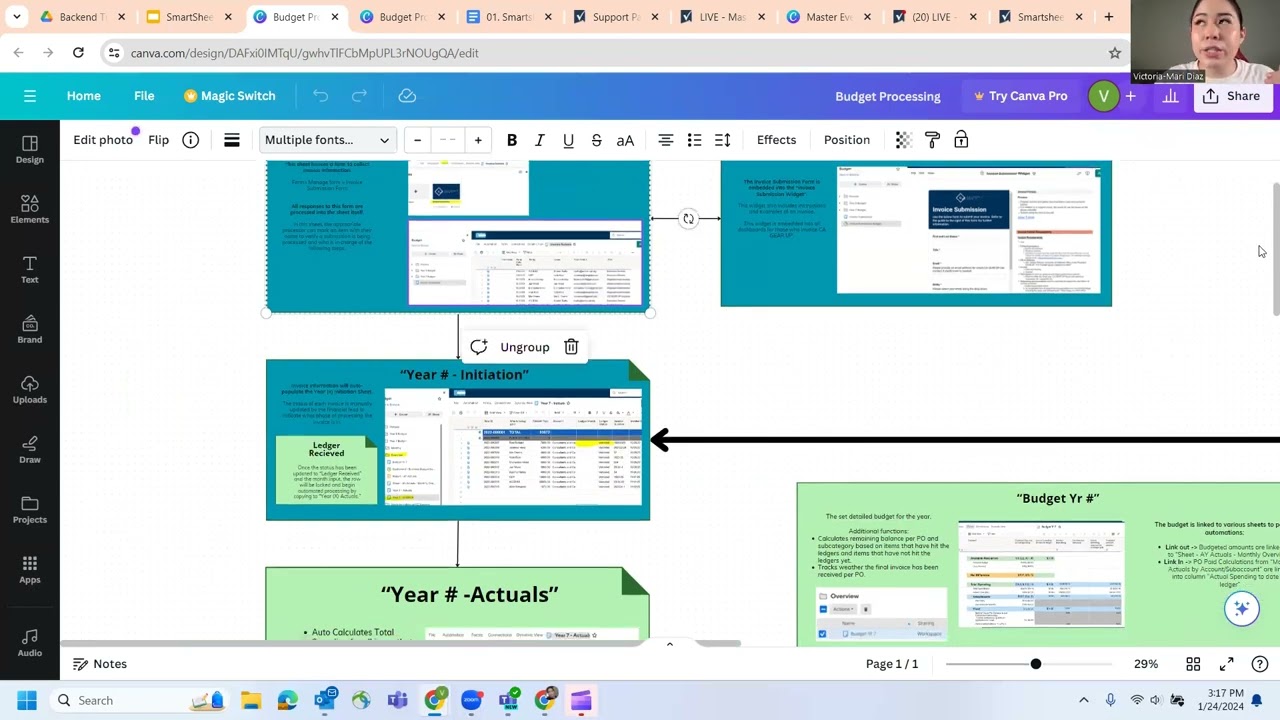 Smartsheet: Detailed Budget Processing