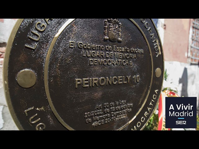 Celebración de la declaración de Peironcely 10 como Lugar de Memoria en A Vivir Madrid, Cadena Ser.