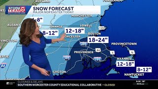 Video: Bomb cyclone driving powerful snow, wind