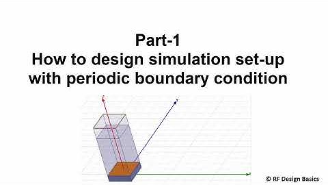 (1/3) Dispersion diagram plot-HFSS (Part-1: Simulation setup for periodic boundary condition)