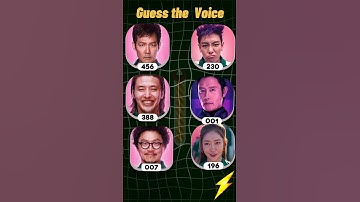 Guess the Squid Game Character by Their Voice! 🦑🎭 #squidgamequiz