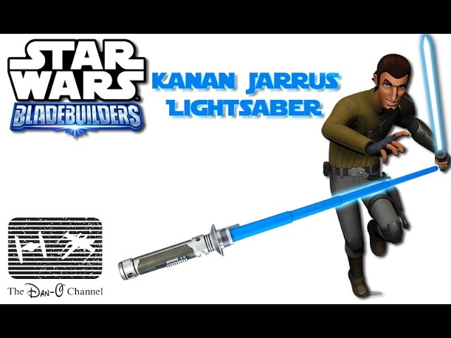 New Star Wars Rebels BladeBuilders Kanan Blue Extendable Lightsaber FREE SHIP 