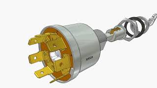 Lucas 149SA 30552A Master switch Lucas 128sa Ignition Switch