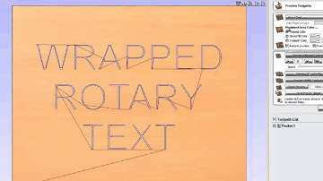 Vectric V8 Tutorials - Rotary 2.5D Toolpathing