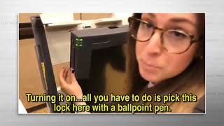 Rachel Tobac on John Oliver How to Hack a Voting Machine in 2 Minutes