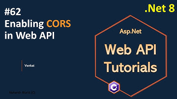 Part 62 Enabling CORS in Web API .Net 8, 7, 6 || Web API Tutorials @NehanthWorld