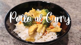 Pollo al Curry con Nata Receta Fácil -  @recetasdecocina