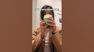 Matcha in NYC / try matcha tea ceremony 💚🍵 #minivlog #travelvlog #matcha #NYC #shortscreator