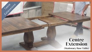 Centre Extension Leaf Stationary Based Table Demonstration