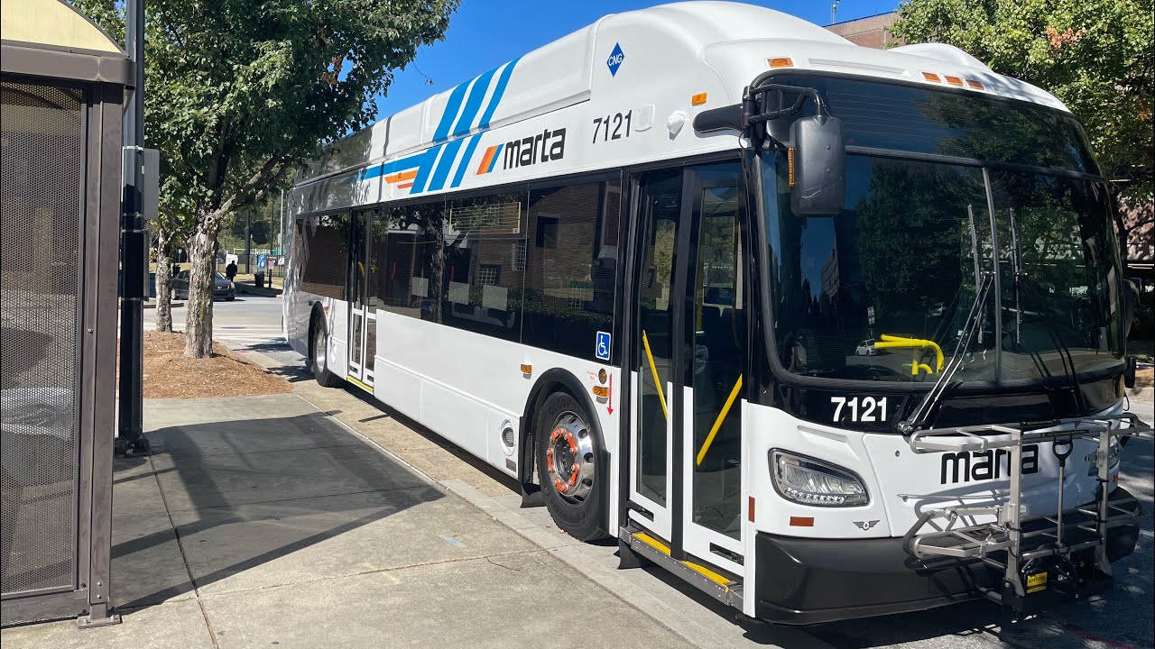 プレスト@再シュリ❌入れ換え❌ BRAND NEW!!! 2025 MARTA Bus New Flyer Xcelsior XN40 #7121 takeoff