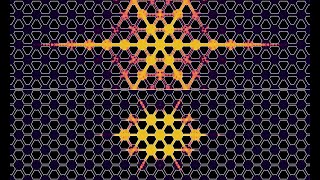 Comparison of wave propagation in a hex lattice of connected circles: Effect of channel width