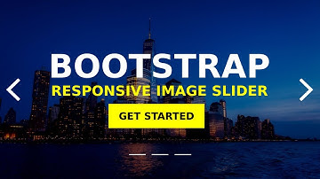 How to Create An Image Slider in HTML, CSS and Bootstrap Step by Step | Responsive Image Carousel