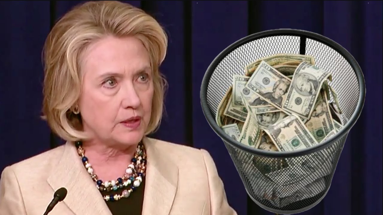 Hillary Clinton Blew 1.2 Billion Dollars on Presidential Campaign! 😂 2016 election turnout