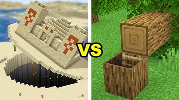 Secret Base War in Minecraft!