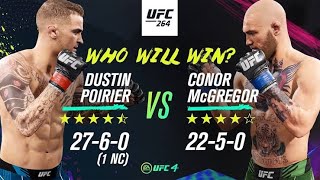 Mcgregor vs Poirier en UFC 4 🔥