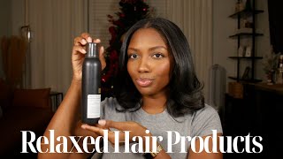 Relaxed Hair Products | My Most Used Products for Relaxed Hair | Niara Alexis