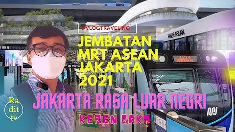 VLOG nyobain Skybridge Penghubung Stasiun MRT ASEAN-Halte Transjakarta CSW