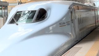 九州新幹線 新玉名駅 N700系7000番台S編成さくら556号 高速通過!! Kyushu-Shinkansen high speed passage at shin-Tamana st.