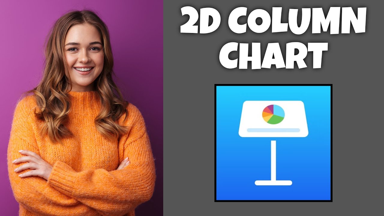 How To Add A 2D Column Chart On Keynote | Step By Step Guide - Keynote ...