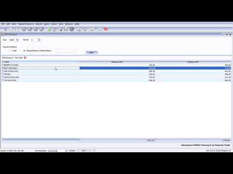 SQL Payroll_Generate the EPE KWSP Khas 17 A in SQL Payroll