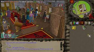 2004scape Lost City, Smithing Steel Platebodys & High Alching at Varrock East Bank on a busy morning