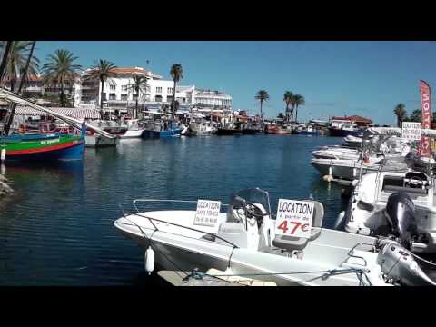 Port area, Saint Cyprien, France