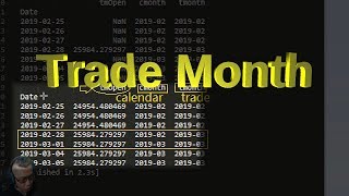 Get Trade Month Open Price | Basic Stock Analysis With Python | 2019