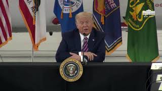 President Trump Participates in a Briefing on Wildfires