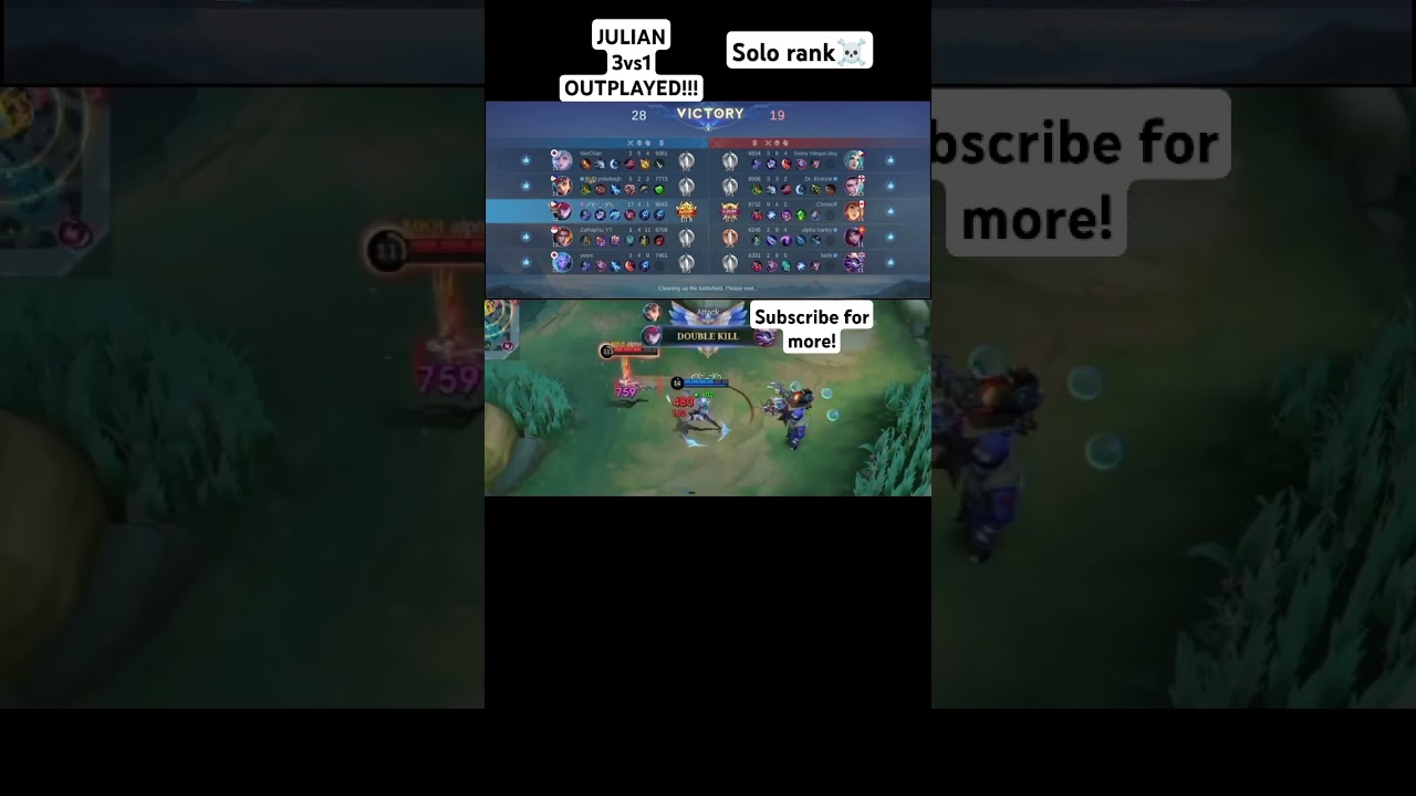 JULIAN 3vs1 INSANE OUTPLAY😱